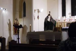 Mass celebrated by Abbot Hugh Allan, O.Praem. in 2017.